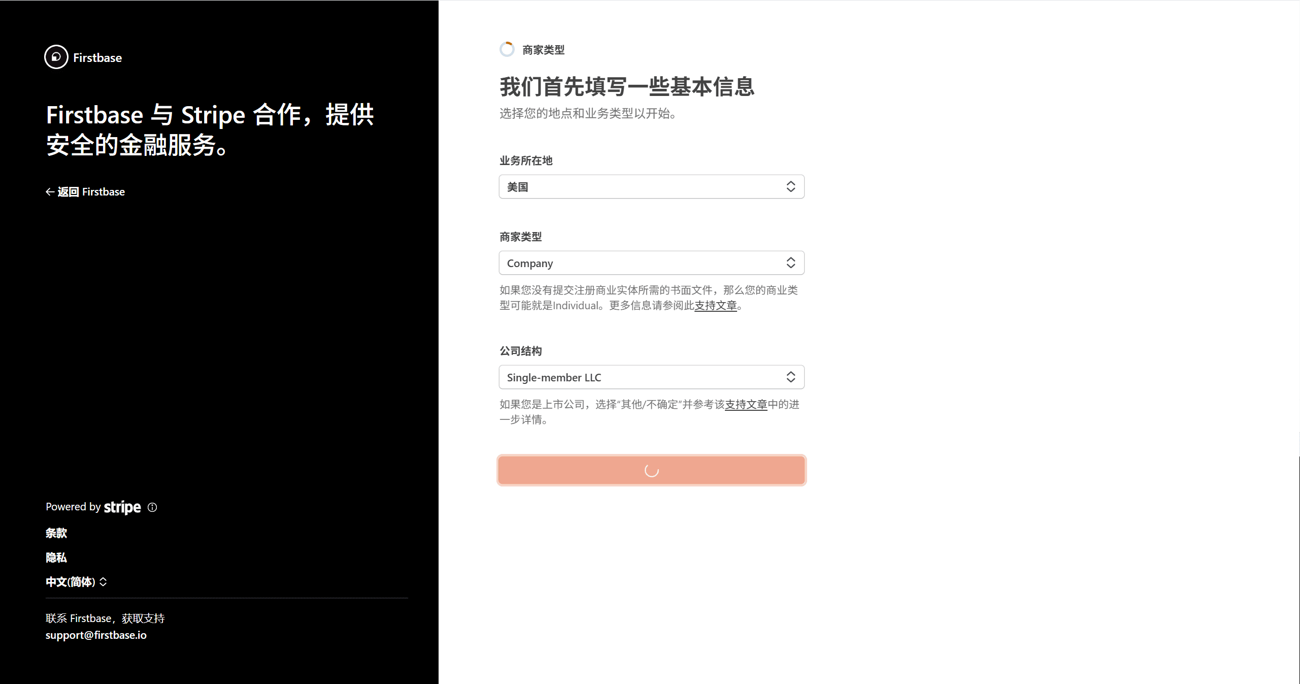我按公司真实结构选择美国 Company 与 Single-member LLC